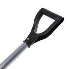 Лопата для уборки снега, автомобильная, пластиковый ковш 380×370 мм, алюминиевая планка, алюминиевый черенок, с ручкой - Фото 10