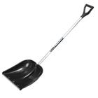 Лопата пластиковая, ковш 420×410 мм, с алюминиевой планкой, алюминиевый черенок, «Белый Медведь» - Фото 1