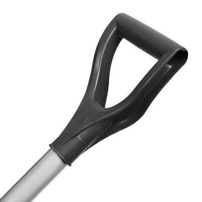 Лопата пластиковая, ковш 420×410 мм, с алюминиевой планкой, алюминиевый черенок, «Белый Медведь»