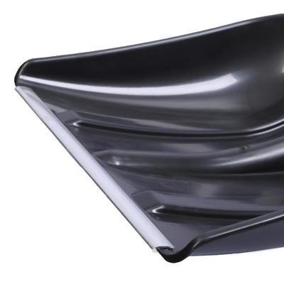 Лопата пластиковая, ковш 420×410 мм, с алюминиевой планкой, алюминиевый черенок, «Белый Медведь»