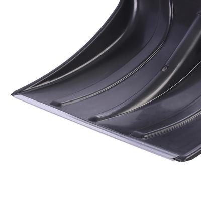 Лопата пластиковая радиусная, ковш 500 × 375 мм, с алюминиевой планкой, металлический черенок, «Русич»