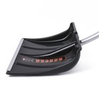 Лопата для уборки снега, пластиковый ковш 500×375 мм, алюминиевая планка, алюминиевый черенок, терморукав, с ручкой - Фото 8