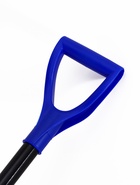 Лопата для уборки снега, пластиковый ковш 400×525 мм, алюминиевая планка, алюминиевый черенок, с ручкой - Фото 15