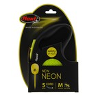 Рулетка Flexi Neon New Classic М (до 20 кг) трос 5 м - Фото 2