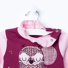 Платье для девочки "Платья для малышек", рост 86 см (52), цвет бордовый/розовый ДПД183067_М   262644 - Фото 2