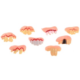 Прикол «Гнилые зубы», цвета МИКС (комплект 12 шт)