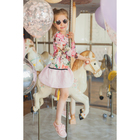 Платье для девочки «Романс» цвет розовый, рост 128 см - Фото 4