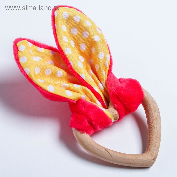 Развивающая игрушка-грызунок «Для маленьких принцесс», форма сердце - Фото 1