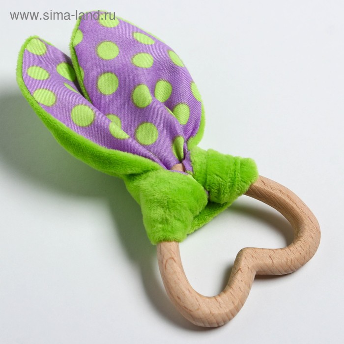Развивающая игрушка-грызунок «Для малышей», форма сердце - Фото 1