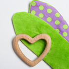 Развивающая игрушка-грызунок «Для малышей», форма сердце - Фото 6