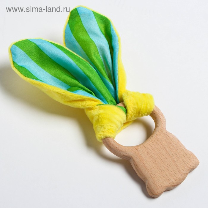 Развивающая игрушка-грызунок «Для малышей», форма мишка - Фото 1