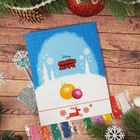 Фреска-открытка "С Новом годом!" Микки Маус + 9 цветов песка по 2 гр, блестки 2 гр,стэка - Фото 5