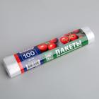 Пакеты для хранения продуктов, 24×37 см, 100 шт, цвет прозрачный - Фото 4