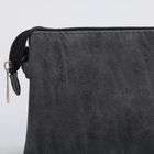 Сумка женская на молнии, 5 отделов, наружный карман, регулируемый ремень, цвет чёрный - Фото 4