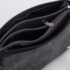 Сумка женская на молнии, 5 отделов, наружный карман, регулируемый ремень, цвет чёрный - Фото 5