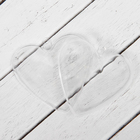 Заготовка - подвеска, раздельные части «Сердце», размер собранного: 6×6×3.6 см - Фото 2