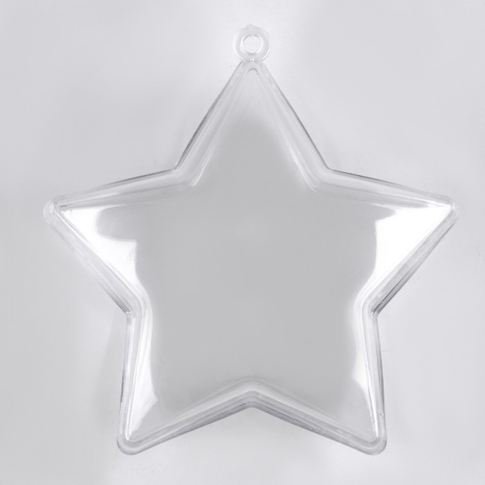 Заготовка - подвеска, раздельные части «Звезда», размер собранной: 3.5 × 8 × 8 см - фото 1905419160