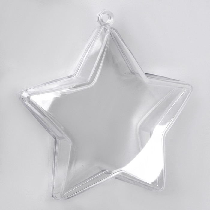 Заготовка - подвеска, раздельные части «Звезда», размер собранной: 3.5 × 8 × 8 см - фото 1905419161