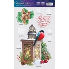 Наклейки на окна многоразовые «С Новым годом», 20×34 см - Фото 3