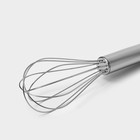 Венчик для взбивания Доляна «Стандарт», 22.2×4.5 см, нержавеющая сталь, серебристый - Фото 3