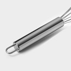 Венчик для взбивания Доляна «Стандарт», 22.2×4.5 см, нержавеющая сталь, серебристый - Фото 4