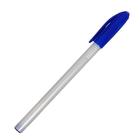 Ручка шариковая, 1.0 мм, стержень синий, серый корпус - Фото 2