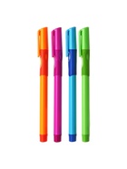 Ручка шариковая Calligrata, синий стержень, узел 0.7 мм, резиновый упор, МИКС - Фото 2