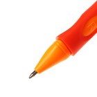 Ручка шариковая, 0.7 мм, стержень синий, корпус с резиновым держателем, МИКС - Фото 4