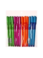 Ручка шариковая Calligrata, синий стержень, узел 0.7 мм, резиновый упор, МИКС - Фото 8