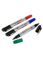 Маркер для доски, узел 2.5 мм, ширина линии 2.5 мм, двусторонний, водный, МИКС - Фото 4