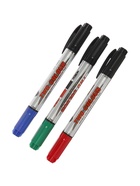 Маркер для доски, узел 2.5 мм, ширина линии 2.5 мм, двусторонний, водный, МИКС - Фото 5