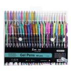 Набор гелевых ручек, 48 цветов (металлик, неоновые, пастельные, с блёстками), узел 1 мм, в блистере на кнопке - Фото 3