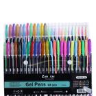 Набор гелевых ручек, 48 цветов (металлик, неоновые, пастельные, с блёстками), узел 1 мм, в блистере на кнопке - Фото 6