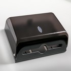 Диспенсер для бумажных полотенец в листах, пластиковый (макс. 200 шт.), 27×11×20.5 см, чёрный - Фото 3