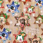 Бумага упаковочная глянцевая "Год Собаки",70х100 см - Фото 2