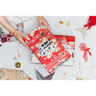 Упаковочная бумага на Новый год «А в городе зима», 70×100 см, глянцевая - Фото 3