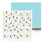 Бумага для скрапбукинга «Золотые Ёлочки», 30,5 × 30,5 см 180 гр/м - Фото 1