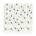 Бумага для скрапбукинга «Золотые Ёлочки», 30,5 × 30,5 см 180 гр/м - Фото 2