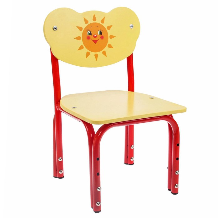 Детский стул «Кузя. Солнышко», регулируемый, разборный - Фото 1