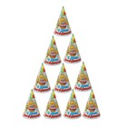 Колпак праздничный бумажный «С днём рождения», смайлы и звёзды - Фото 6