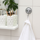 Крючок настенный, на вакуумной присоске Accoona A11401-1, цвет хром - Фото 2