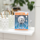 Крючок настенный двойной на вакуумной присоске Accoona A11401-2, цвет хром - Фото 3