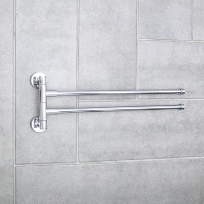 Держатель для полотенец с двумя поворотными панелями Accoona A121-2, хром