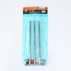 Держатель для полотенец с тремя поворотными панелями Accoona A121-3, хром - Фото 5