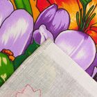 Полотенце рис.4558/1 цветы беж., 45х60см, рогожка наб., хл.100%, 170г/м, МИКС - Фото 3
