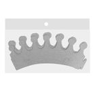 Карнавальная корона «Великолепие», на резинке, цвет серебряный - Фото 2