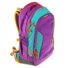 Рюкзак молодёжный, эргономичная спинка, Ergobag, 46 х 31 х 18 см, Satch Sleek Flash Runner, бирюзовый/фиолетовый - Фото 2