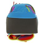 Рюкзак молодёжный, эргономичная спинка, Ergobag, 46 х 31 х 18 см, Satch Sleek Flash Jumper, голубой - Фото 4
