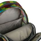 Рюкзак молодёжный на молнии, эргономичная спинка, 3 наружных кармана, разноцветный - Фото 6