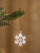 Ёлочные игрушки набор 6 шт. «Зимнее волшебство. Снежинка», d=3.5 см, МИКС - Фото 2